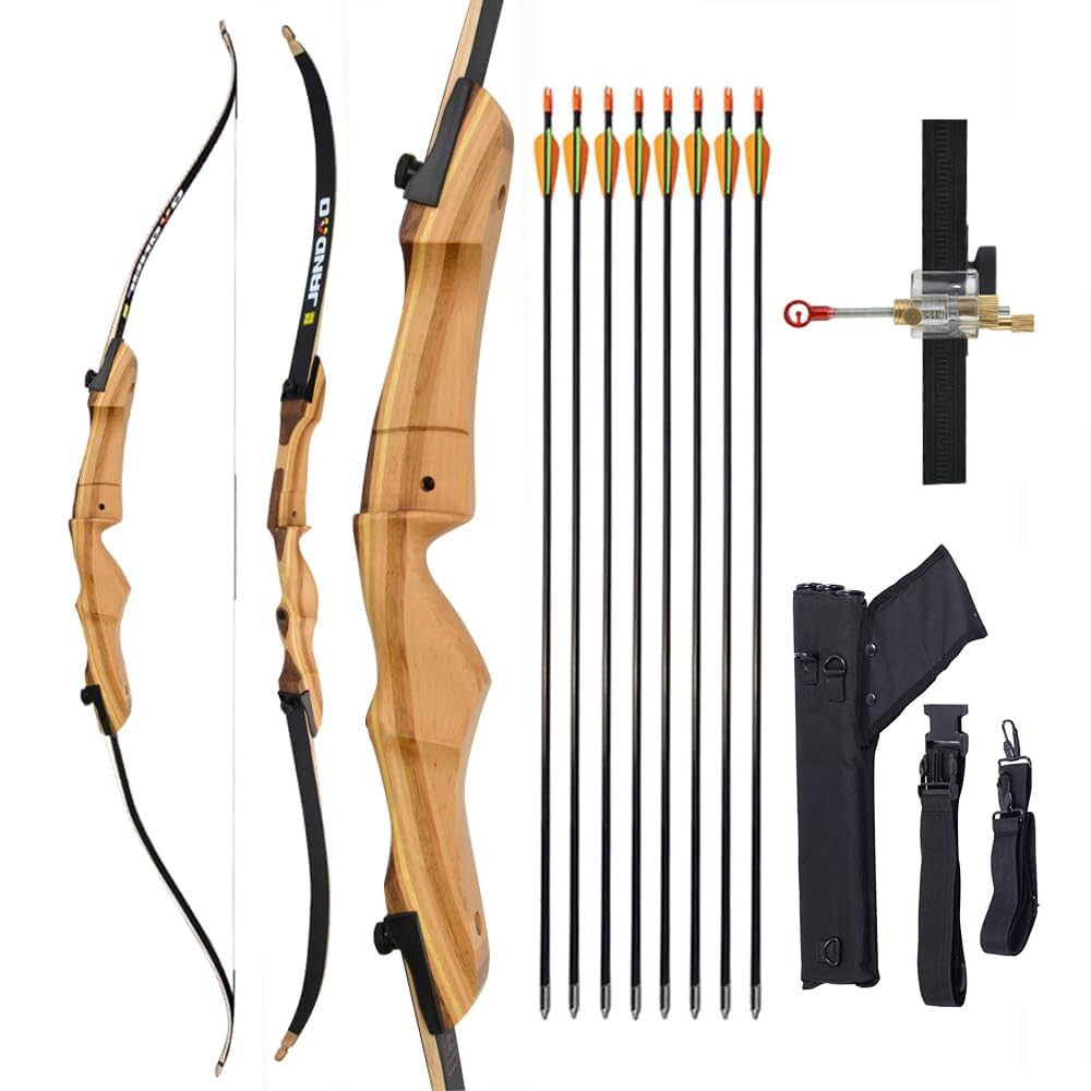 Amazon.co.jp: MILAEM 10～22LBS アーチェリー弓 48/54インチ